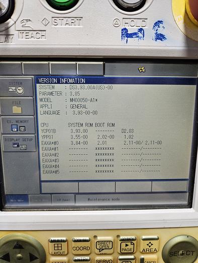 Used Yaskawa Motoman MH50-20 Industrial Robot With DX10