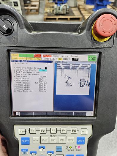 Used Fanuc M-20ia/10L Industrial Robot with R-30ia Controller and 3D Laser Vision Sensor