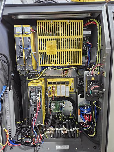 Used Fanuc M-2000ia/1200 Industrial Robot With R-30ia Controller and Servo Driven Gripper - Very Low Hours