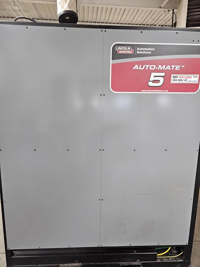 Used Lincoln Automate 5 Cell Fanuc Arcmate 0ib Industrial Welding Robot And R-30ib Controller