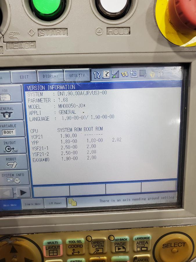 Used Yaskawa Motoman MH50-II Industrial Robot With DX200 controller