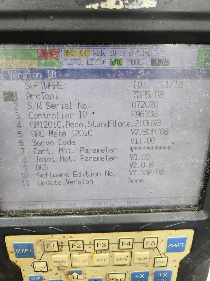 Used FANUC Arcmate 120ic Industrial Robot With R-30ia Controller