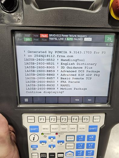 Used Fanuc M-710ic/70 with R30ib Plus controller and 2 vision cameras