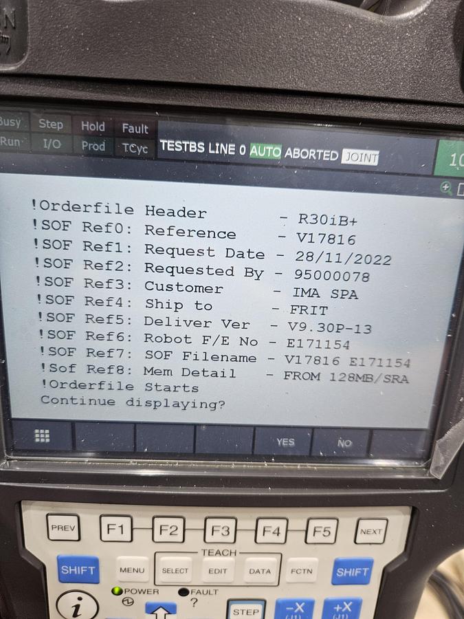 Refurbished Fanuc M-20id/25 (Arcmate 120id) Industrial Robot With R-30ib Plus Controller