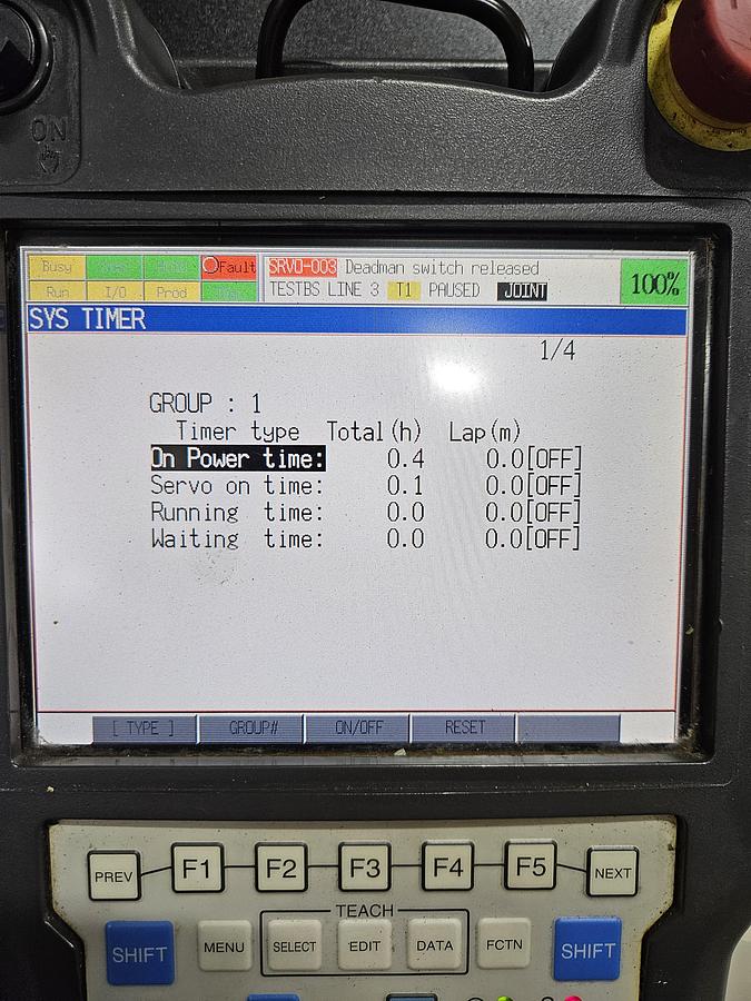 Used Fanuc R-2000ib/125L Industrial Robot With R-30ia Controller