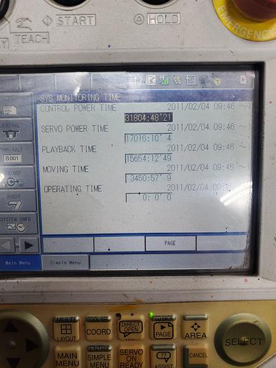 Used 2011 Yaskawa Motoman HP20D Industrial Robot With DX100 Controller