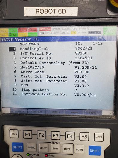 Used Fanuc M-710ic/70 Industrial Robot With R-30ib Controller
