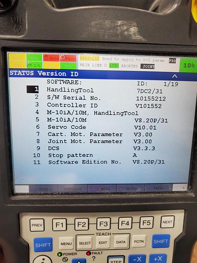 Used Fanuc M-10ia/10M Industrial Robot With R-30ib Controller