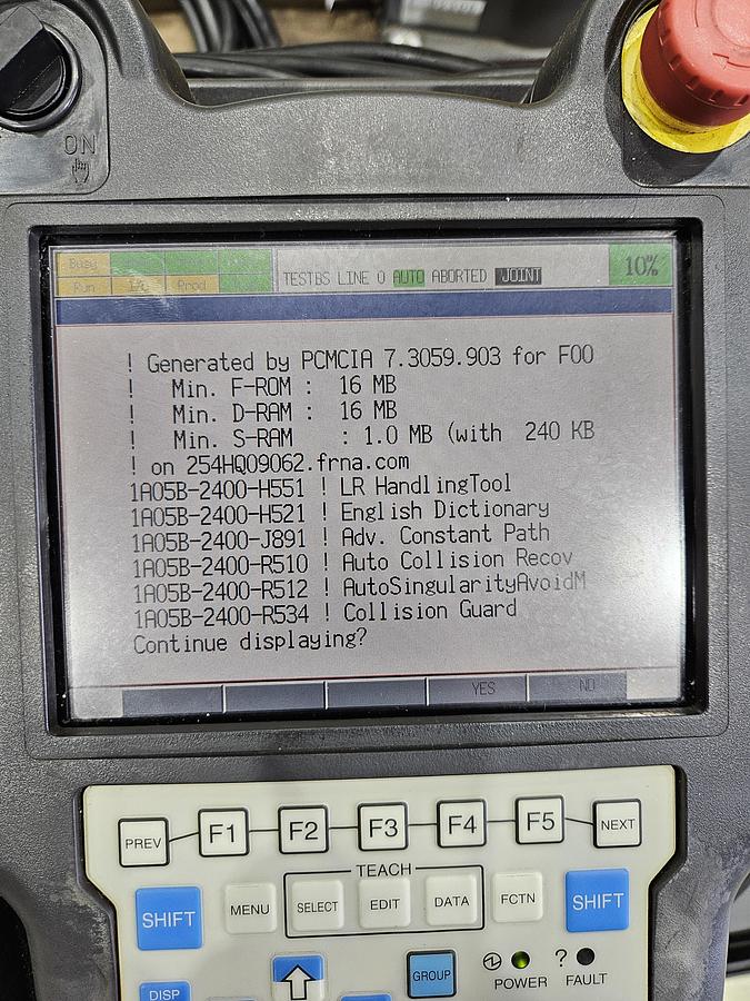 Used Fanuc LR Mate 200ic Industrial Robot With R-30ia Controller