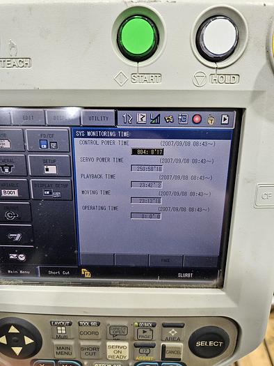 Used Yaskawa Motoman HP3 Industrial Handling Robot With NX100 Controller