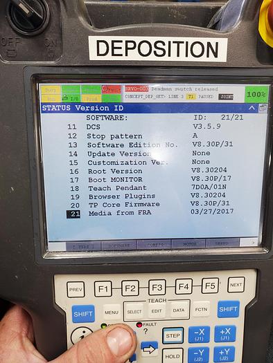 Used 2016 Fanuc LR Mate 200iD/7L Industrial Robot W R-30ib Controller - Very Low Hours