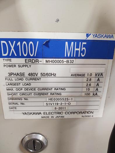 Used Yaskawa Motoman MH5 With DX100 Controller and Enclosure