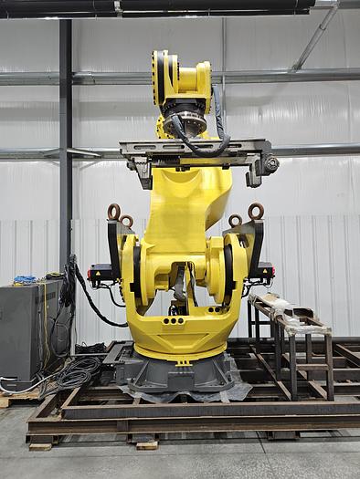 Used Fanuc M-2000ia/1200 Industrial Robot With R-30ia Controller and Servo Driven Gripper - Very Low Hours