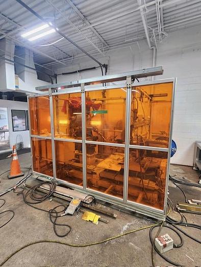 Used Yaskawa Motoman MA1440 With DX200 Controller, H-Frame Positioner with Dual HS/TS