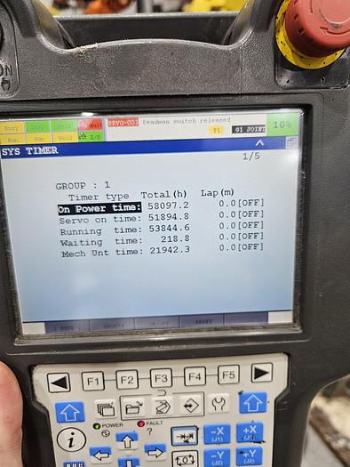 Used Fanuc R-2000ic/210F Industrial Robot With R-30ib Controller