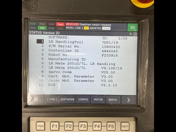 Used Fanuc LR Mate 200iD/7L Industrial Robot With R-30ib Plus Controller - Very Low Hours