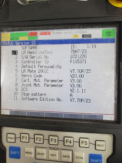 Used 2011 Fanuc LR Mate 200iC
