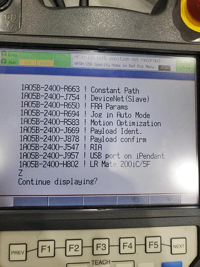 Used Fanuc LR Mate 200iC/5F Industrial Robot With R-30ia Controller