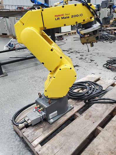 Used Fanuc LR Mate 200iC Industrial Robot With R-30ia Controller