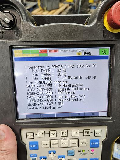 Used Fanuc LR Mate 200iC Industrial Robot With R-30ia Controller