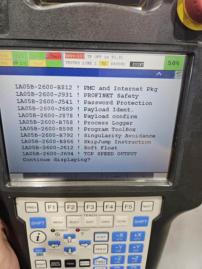 Used Fanuc M-10ia/12 Industrial Robot With R-30ib Controller
