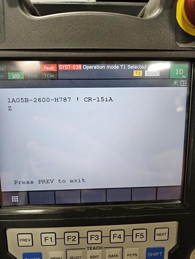 Used Fanuc CR-15ia Collaborative Industrial Robot with R-30ib Plus Controller