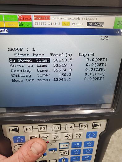 Used Fanuc R-2000ic/210F Industrial Robot With R-30ib Controller