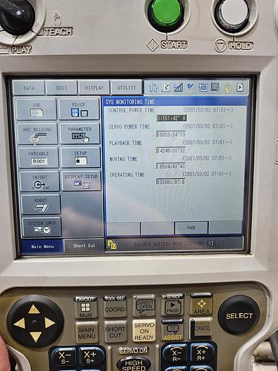 Used Dual Yaskawa Motoman EA1900N Industrial Welding Robots With NX100 Controller, Dual Tilt Rotate Positioner, and Fronius Welders