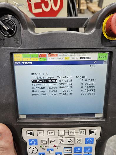 Used Fanuc R-2000ic/210F Industrial Robot With R-30ib Controller