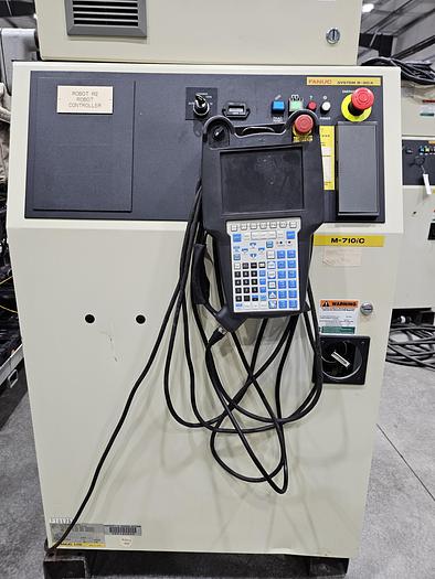 Used Dual Fanuc M-710ic/20L Industrial Robot System With 35' Track