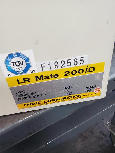 Used 2016 Fanuc LR Mate 200iD/7L Industrial Robot W R-30ib Controller - Very Low Hours