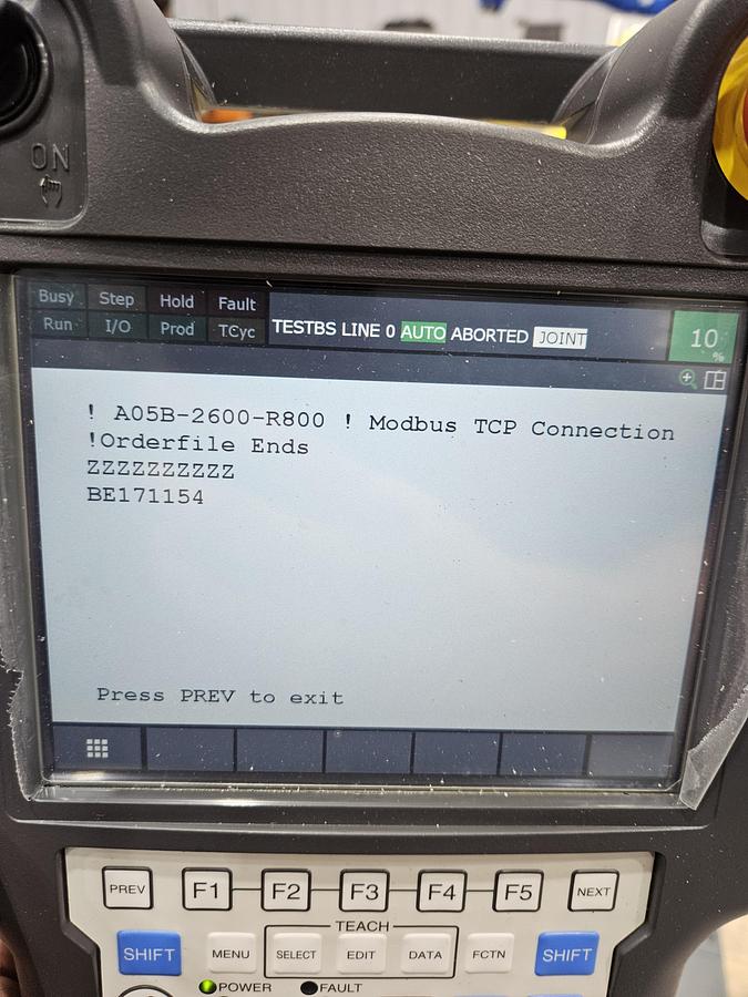 Refurbished Fanuc M-20id/25 (Arcmate 120id) Industrial Robot With R-30ib Plus Controller