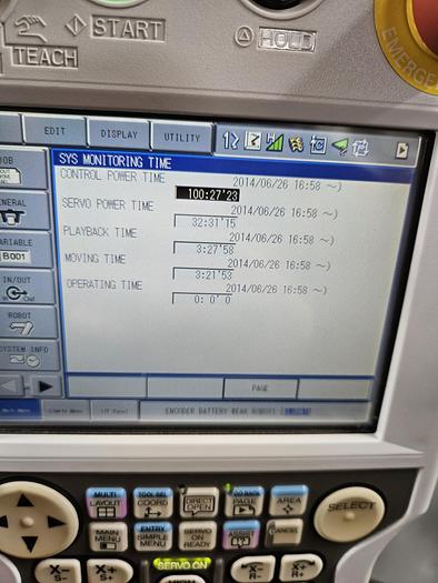 Used 2014 Yaskawa Motoman MHJ Compact Industrial Robot with FS100 Controller and Training Cart