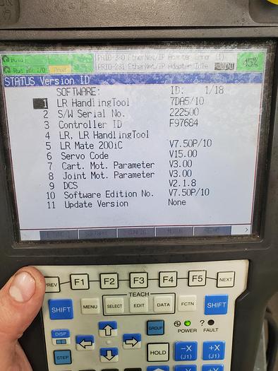 Used Fanuc LR Mate 200ic Industrial Robot With R-30ia Controller