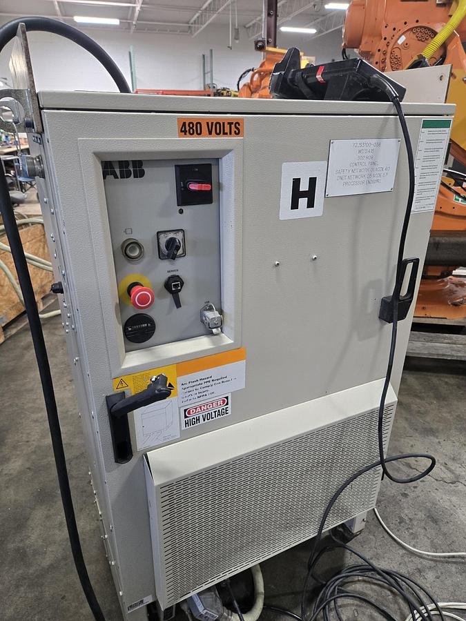 Used ABB IRB 6650S-200/3.0 Industrial Robot With S4C Plus Controller