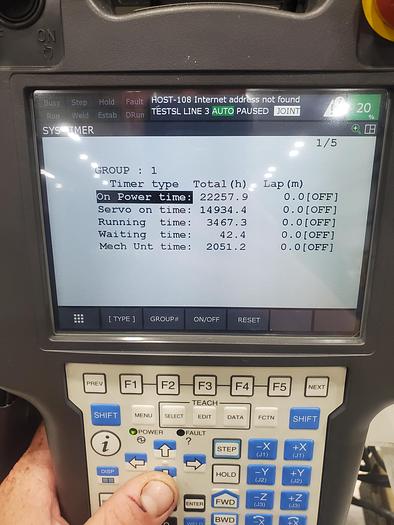 Refurbished Fanuc Arcmate 120id Industrial Welding Robot With R-30ib Plus Controller