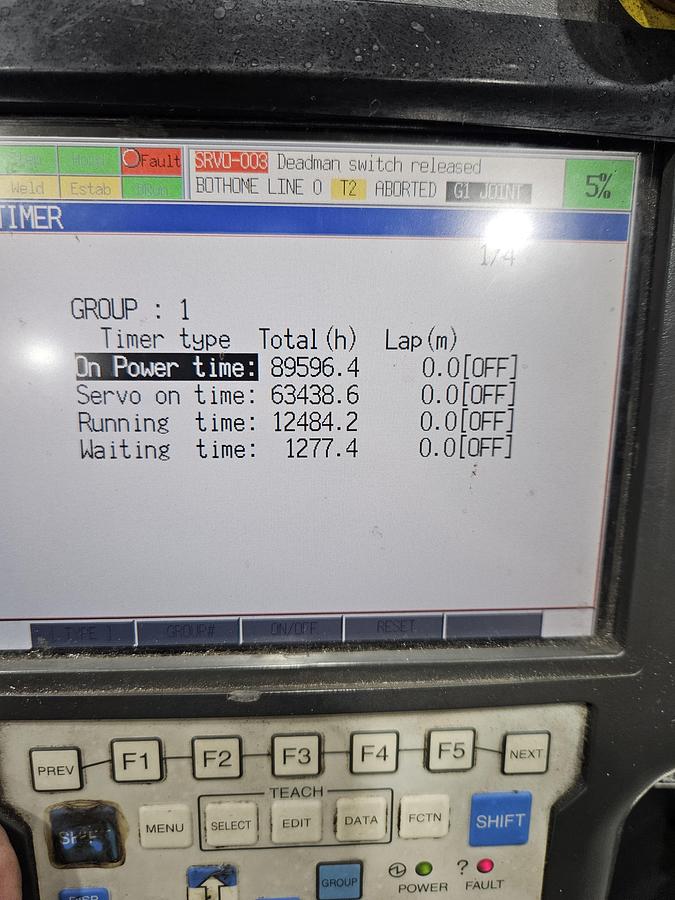 Used Complete FANUC Robotic Welding Cell W/ FANUC Arcmate 100ic/6l R-30ia Controller and Dual Tilt Rotate Positioners