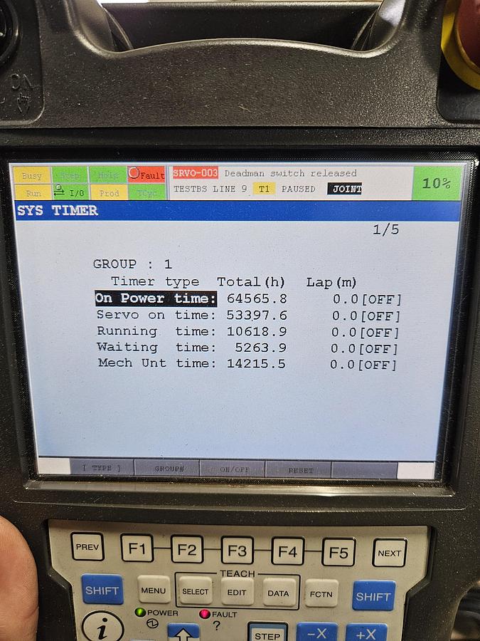 Used Fanuc LR Mate 200iD/7WP Industrial Robot With R-30ib Controller