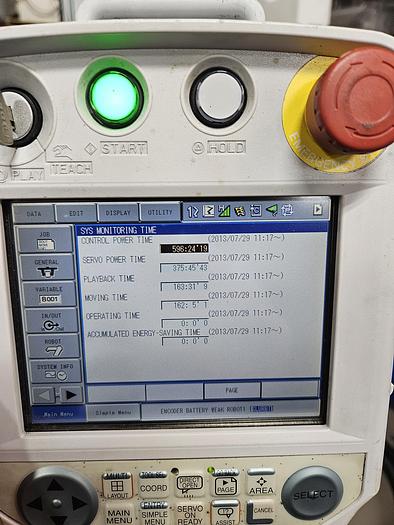 Used Yaskawa Motoman MH5 With DX100 Controller Gripper, Tool Changer, and Cart