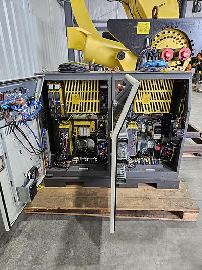 Used Fanuc M-2000ia/1200 Industrial Robot With R-30ia Controller and Servo Driven Gripper - Very Low Hours