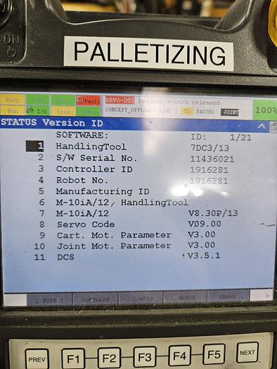 Used 2015 Fanuc M-10ia/12 With R-30ib Controller - F161870