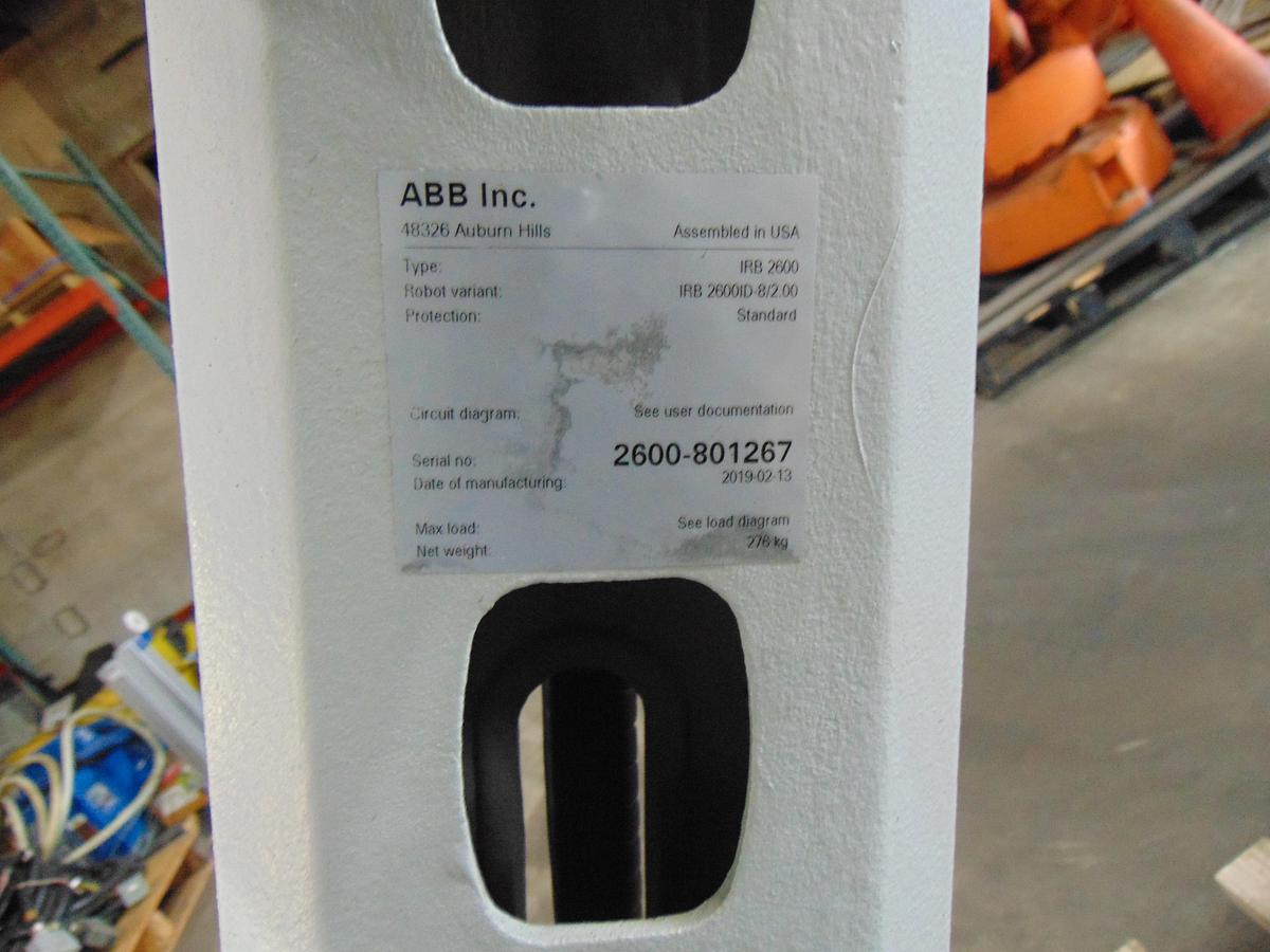 Used 2019 ABB IRB 2600iD-8/2.0
