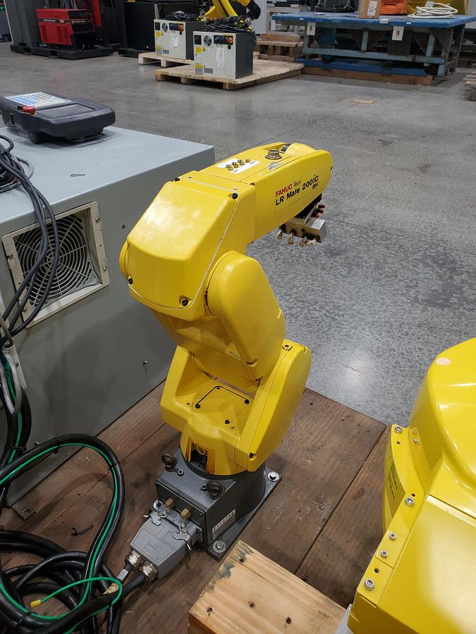 Used Fanuc LR Mate 200iC/5H and M-1ia Dual Arm Robot 
