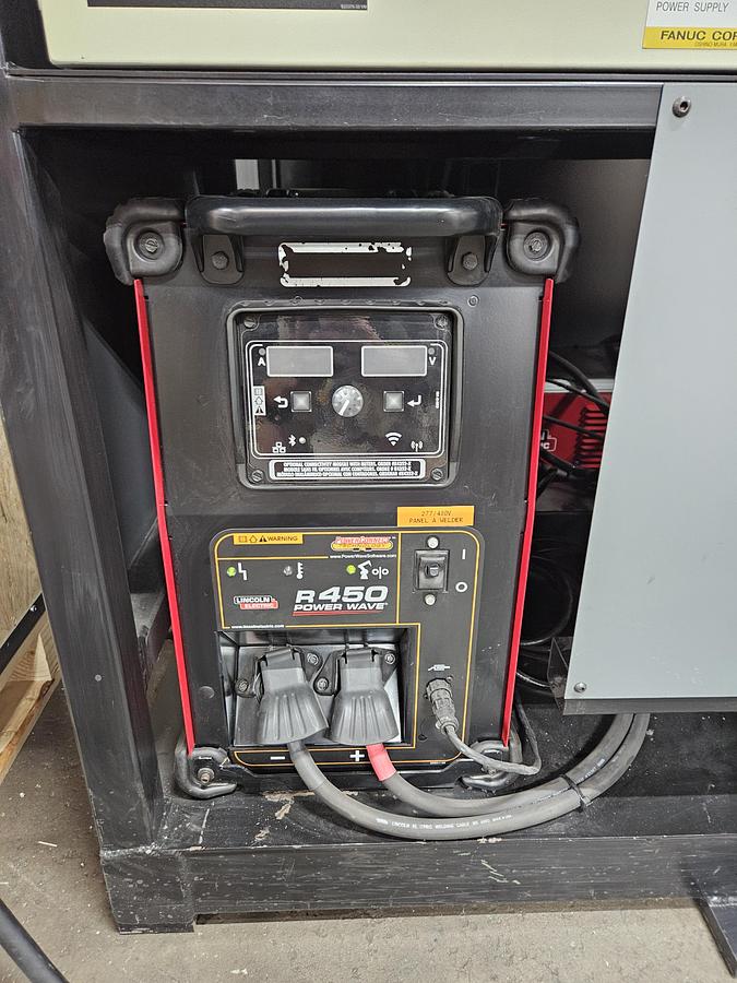 Used Lincoln Automate 5 Cell Fanuc Arcmate 0ib Industrial Welding Robot And R-30ib Controller