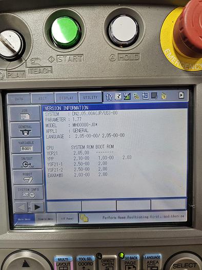 Used Yaskawa Motoman MH80 With DX100 Controller