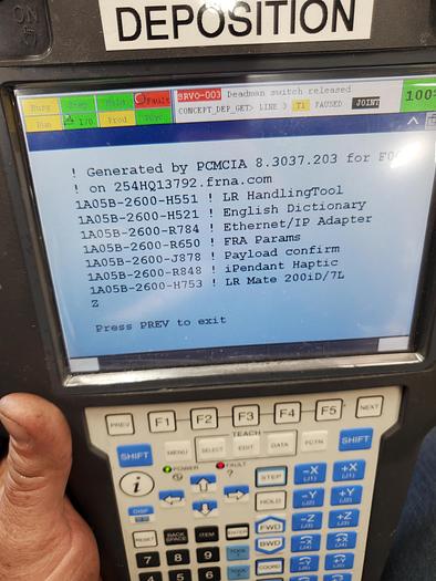 Used 2016 Fanuc LR Mate 200iD/7L Industrial Robot W R-30ib Controller - Very Low Hours