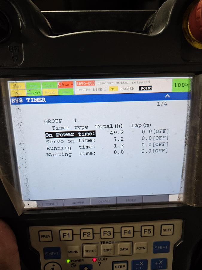 Used Lincoln Automate 5 Cell Fanuc Arcmate 0ib Industrial Welding Robot And R-30ib Controller