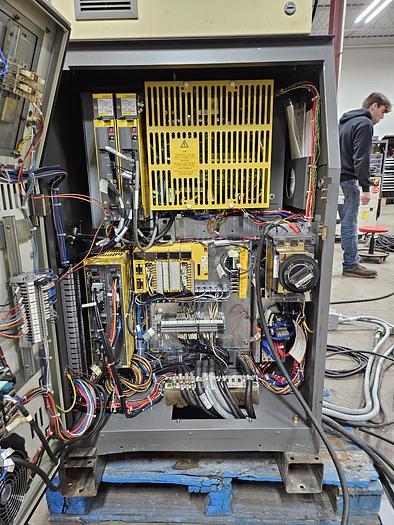 Used Dual Fanuc M-20ia/10L Industrial Robots on 25Ft Track