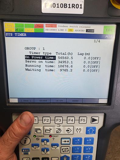 Used Fanuc LR Mate 200iD/7H Industrial Robot With R-30ib Controller