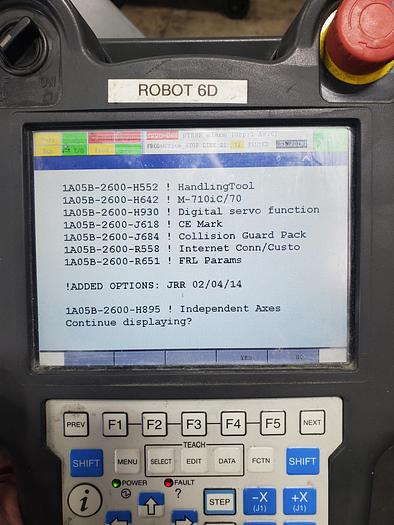 Used Fanuc M-710ic/70 Industrial Robot With R-30ib Controller